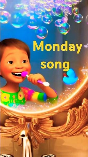 Monday Song for Kids 🌞 Learn Days of the Week with Fun Part-1 TinyTalesClub #nurseryrhymes #shorts