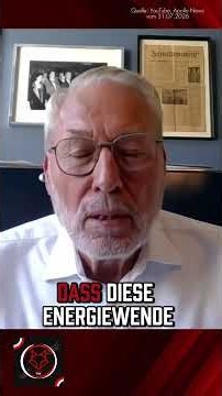 Better No Investment Than Nuclear Power? Professor Vahrenholt Reveals the Madness!