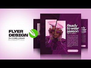 Design a PROFESSIONAL Social Media Flyer in CorelDRAW (Easy Beginner Tutorial!)
