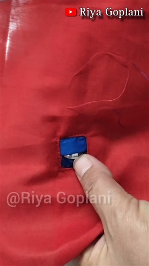 Riya goplani on Instagram: "Learn how to make a perfect button hole at home easily with this simple sewing hack! 🧵 This video shows an easy method to create buttonholes without any special machine setting. Perfect for beginners and home tailors who want neat and clean finishing. Watch the full video and try this trick yourself! Channel Name – Riya Goplani #SewingHack #ButtonHole #SewingTips #RiyaGoplani #DIYStitching #TailoringTricks #ButtonholeMaking #SewingForBeginners#creativesewing #tailori