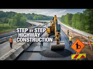 Secrets Of Highway Construction REVEALED! Mind-blowing Steps To Build Modern Highways!.