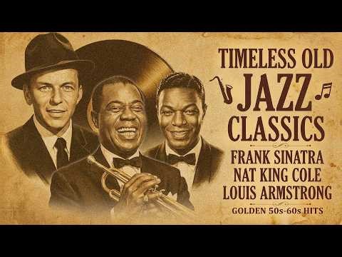 Timeless Old Jazz Classics 🎶🎷Frank Sinatra, Nat King Cole, Louis Armstrong | Golden 50s–60s Hits