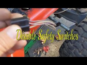 Bypass lawn mower Safety Switches #shortsbeta