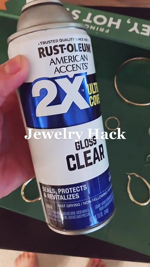 Prevent Jewelry Tarnishing with Clear Coat Spray