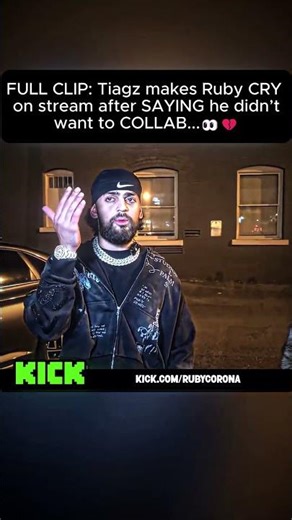 FULL CLIP: Tiagz makes Ruby CRY on stream after SAYING he didn’t want to COLLAB..👀💔#rubycorona#fyp