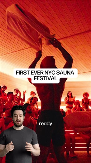 New York just hosted its first large-scale sauna festival. Culture of Bathing by Therm Group brings together sauna rituals, breathwork, sound baths, and wellness experiences in Brooklyn. #wellnesstrends #sauna #recoveryculture #wellnessfestival #healthculture