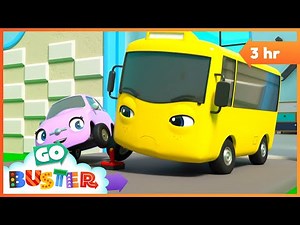 Buster and Scout's Remote Control Car Fun! | Go Buster - Bus Cartoons & Kids Stories