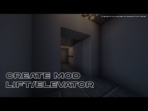 Create Mod: Working Lift/Elevator in Minecraft 1.20.1