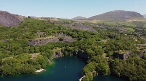 Aerial View Dorothea Slate Mine Quarry Stock Footage Video (100% Royalty-free) 1093786483 | Shutterstock