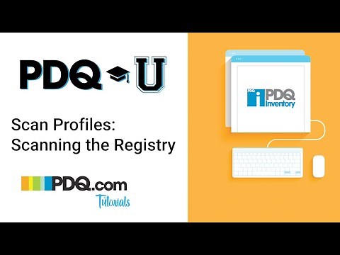 Scan Profiles - Scanning The Registry in PDQ Inventory