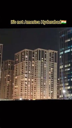 Hitech City beautiful view 💫🇮🇳 #night #hyderabad