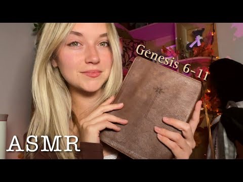 ASMR Soft-Spoken Bible Reading: Genesis 6-11📙