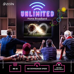 Limited Time offer! ‪⁣⁣⁣‬⁣ ⁣ 🏠 Get our "TRULY UNLIMITED" Home Broadband package for BD25/month! (Subject to 5% VAT)⁣⁣⁣ 🚀 ⁣⁣⁣⁣ ⁣⁣⁣⁣ Without any usage, download or streaming limits! 😍😍⁣⁣⁣ ⁣⁣⁣ Get this offer now: https://www.bh.zain.com/en/unlimited-hbb ⁣⁣⁣ 📍Visit our App, eShop or any of the Zain shops to subscribe now! ⁣⁣ Terms & conditions apply ⁣⁣⁣ ⁣ ‪⁣⁣⁣‬⁣ | Zain Bahrain