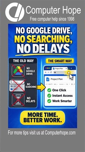 Stop Searching for Your Google Docs Every Time #GoogleDocsTips #BrowserTips #TechTips #OfficeHacks