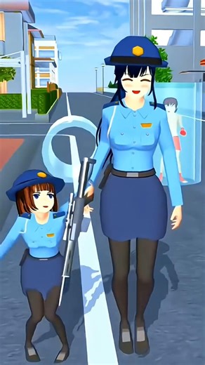 Mio Becomes Ghosts 👻 😁Sakura School Simulator Horror Ding Dong #shorts #viral