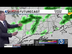 WEATHER: Showers moving across Connecticut now, but temperatures getting warmer later in the week