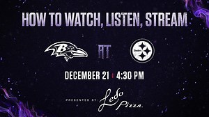 How to Watch, Listen to, Live Stream Ravens vs. Steelers, Week 16