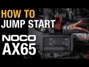 How To Jumpstart using NOCO AX65