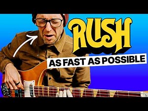Pro Bassist Learns RUSH As Fast As Possible