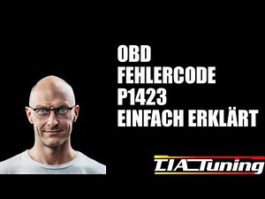 OBD-II Fehlercode P1423 einfach erklärt!