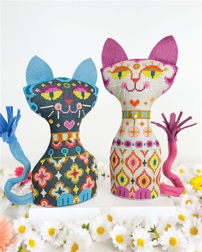 Jody Rice / Satsuma Street | Greetings, cool cats! These far-out felines are a Nashville Needlework Market exclusive, so let your LNS know you want to preorder Satsuma... | Instagram