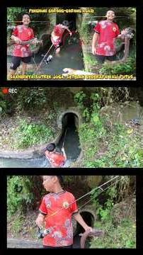 fishing footage in the magic culvert, baboon fish trail #anakalam