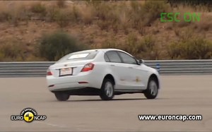 E-NCAP 吉利帝豪EC7 ESC测试