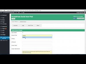 Best Social Auto Post WordPress Plugin AP Social Auto Post - Twitter Configuration | WordPress Blog