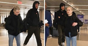 Phoebe Bridgers and rumored beau Bo Burnham spotted at LA airport days after announcing her dad's death