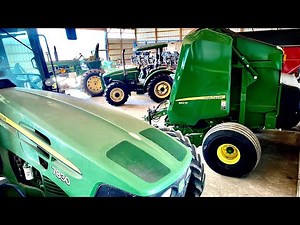 *NEW*John Deere 560M Baler shows up! Tractor Tour Ensues