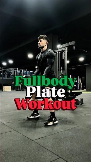 Fullbody Plate Workout: 10 effective exercises using just a weight plate to train your entire body.