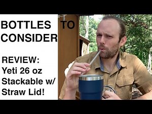 Review: Yeti Rambler 26oz Stackable Cup with Straw Lid!