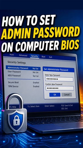 How to Set a Admin Password on Computer BIOS