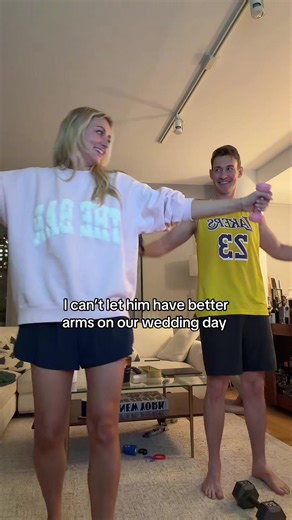 One-Sided Wedding Day Competition: Who Has Better Arms?