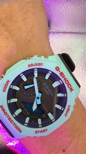Unboxing black and blue watch Casio G-SHOCK 2100#gshock #luxury #vip #tuning #watch