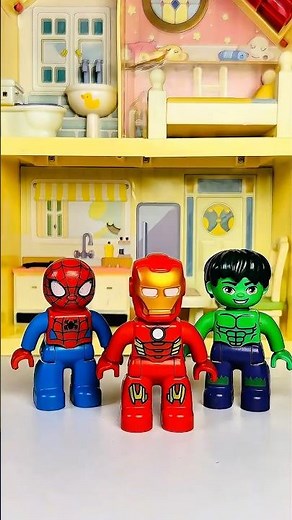 Lego Duplo Avengers Unboxing with Relaxing Sound ASMR #marvel #funny