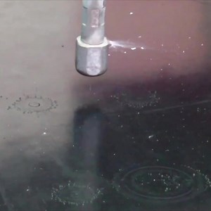 An easy way to save costs is to stack materials when waterjet cutting. This photo montage shows waterjet cut EPDM synthetic rubber, stacked five layers high, ultimately saving time and operating costs. #kmtwaterjet #waterjet #waterjetcutting #waterjetcut #waterjetmachine #cuttingrubber | KMT Waterjet Systems