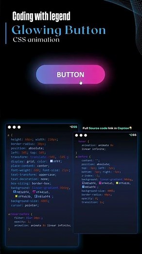 Css Button Hover Effect ! HTML! CSS How to javascript tutorial effect animation css3