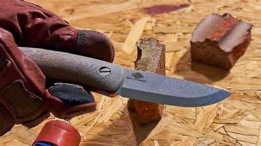 63hrc高硬Magnacut斯堪刃强度如何？Knafs品牌Lulu户外小直刀暴力测试混剪