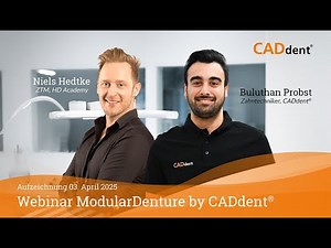 Webinar ModularDenture: Die vollständig digitale Lösung für partielle Prothesen (Exocad)