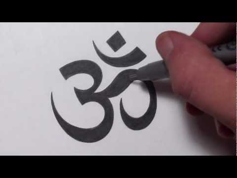 How To Draw an Om Symbol