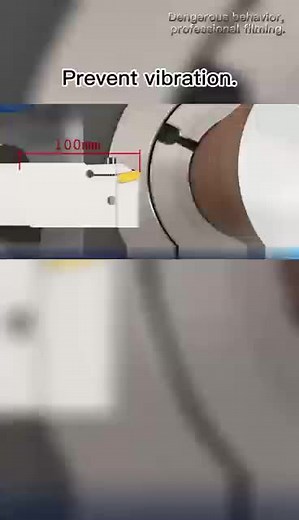 Prevent vibration #tiktokmechanics #didyouknow #foryoupage #cnclathe #industrial #100k