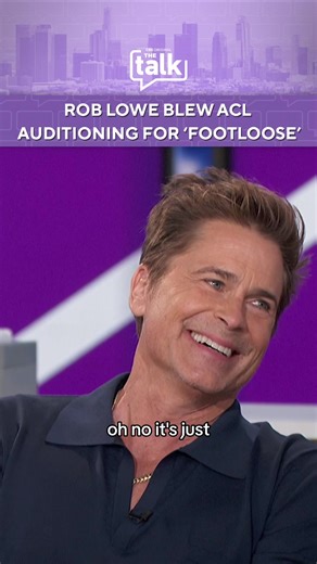 Rob Lowe took break a leg to a different level. 🫣 #roblowe #footloose #kevinbacon #injury