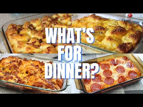 What’s For Dinner || DELICIOUS RECIPES USING CANNED BISCUITS || 4 EASY RECIPES