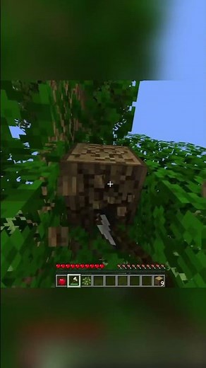 Falling Trees #minecraft #funny #modsminecraft