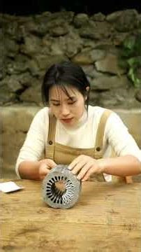 A genius girl repairs an old water pump！ #林果儿#diy