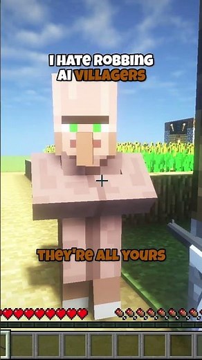 I Hate Robbing AI Villagers In Minecraft!