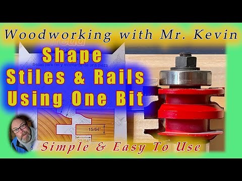 "Shape Door Stiles & Rails Using One Bit " 😲 Freud's All In One Bit 👍 Wood Working with Mr. Kevin