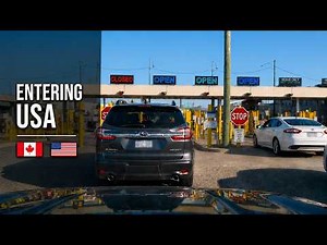Canada to USA Border Crossing by Car for the First Time | What It’s Really Like