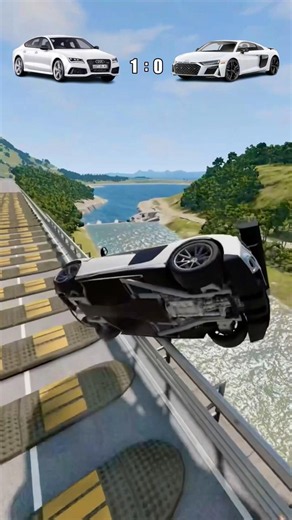 Audi RS7 vs Audi R8! | Insane Test 😱 #beamngdrive #beamng
